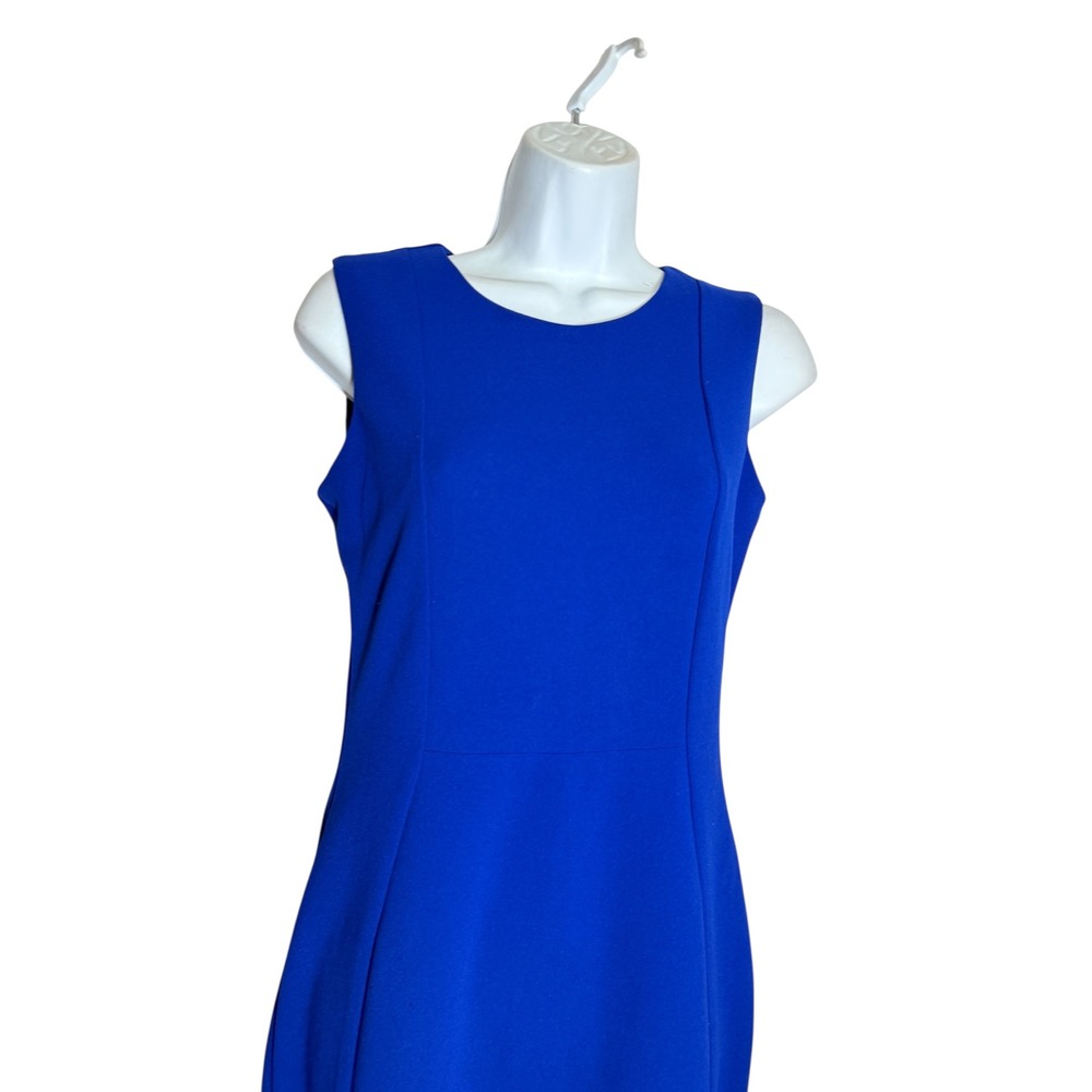 Marina Dress Size 2 Royal Blue Sleeveless Sheath Dressโ Career Cocktail Party ๐ - Picture 2 of 9